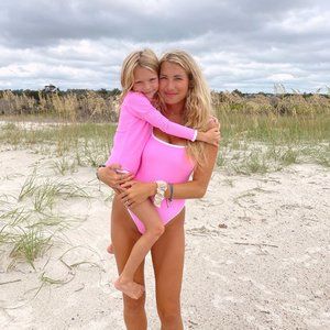 LainSnow, Ocean Isle One Piece, Small, Pitaya